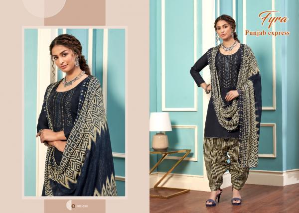 Fyra Punjab Express 2 Cotton Fancy Embroidery Salwar 